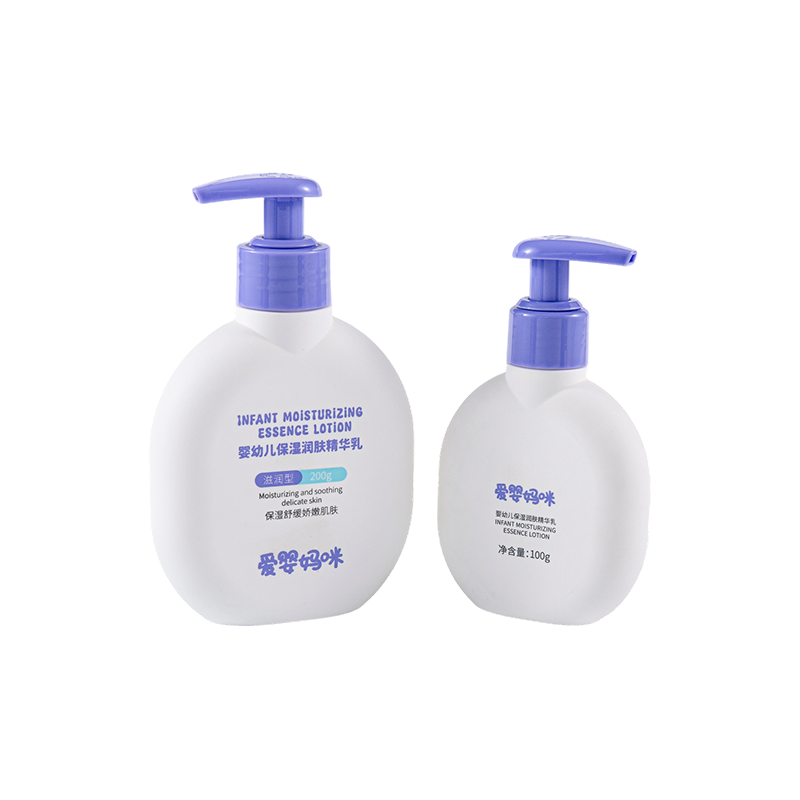 সহজ এবং সুন্দর বেগুনি কভার বৃত্তাকার PE বোতল